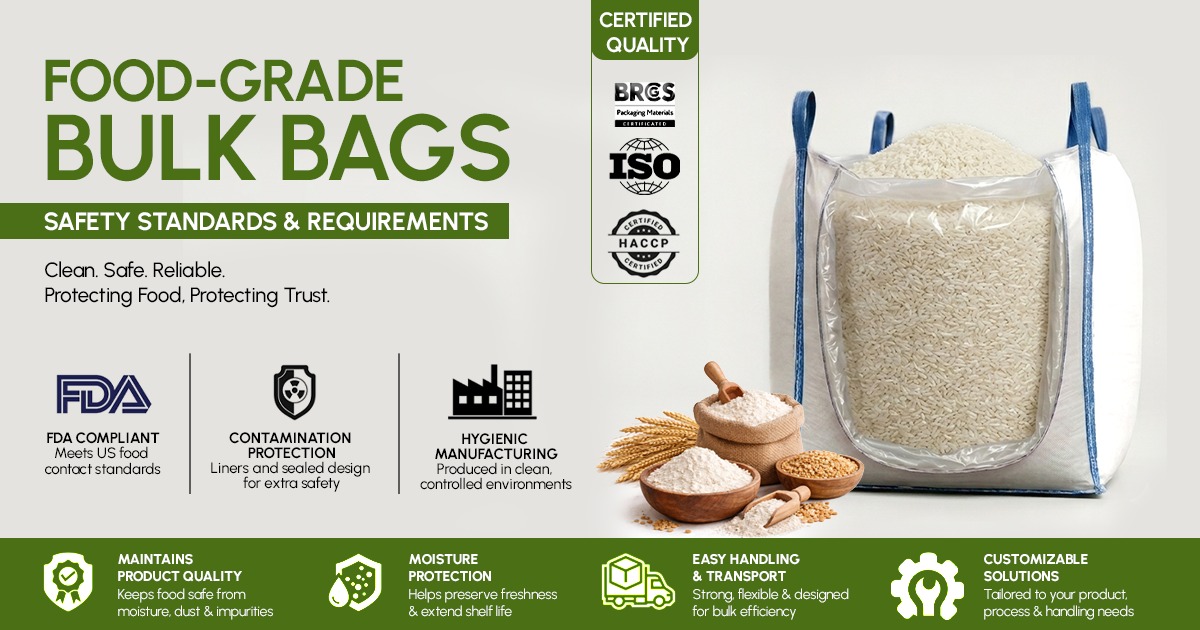 Food-Grade Bulk Bags: Safety Standards and Requirements