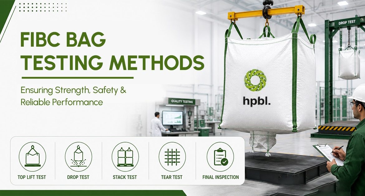 FIBC bag testing methods including top lift, drop, stack and tear tests