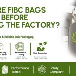 FIBC bags undergoing quality testing and inspection before leaving the factory