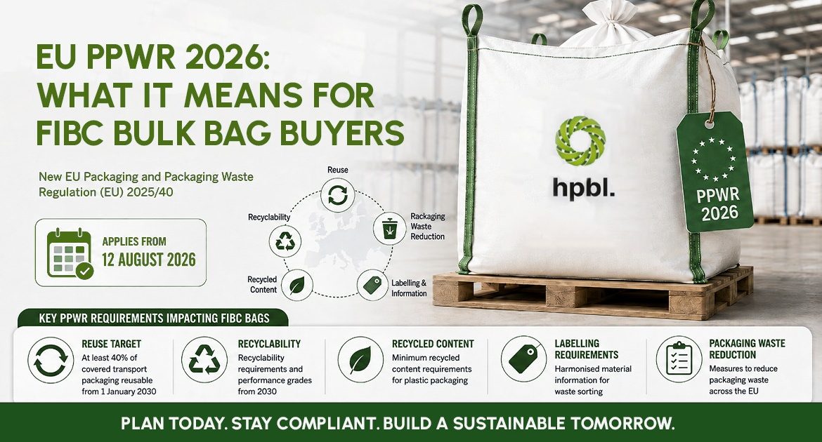 EU PPWR 2026 requirements for FIBC bulk bag buyers