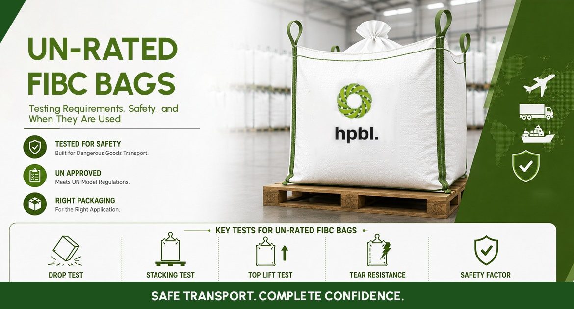 UN-rated FIBC bags testing and safety requirements